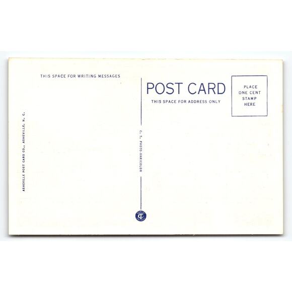 Vintage Linen Postcard Blue Mountain College Campus, Mississippi 1940s - Picture 2 of 2